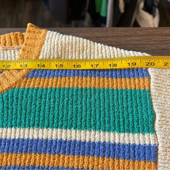 By together knit colour block sweater oversized size small boho colors - Picture 7 of 10